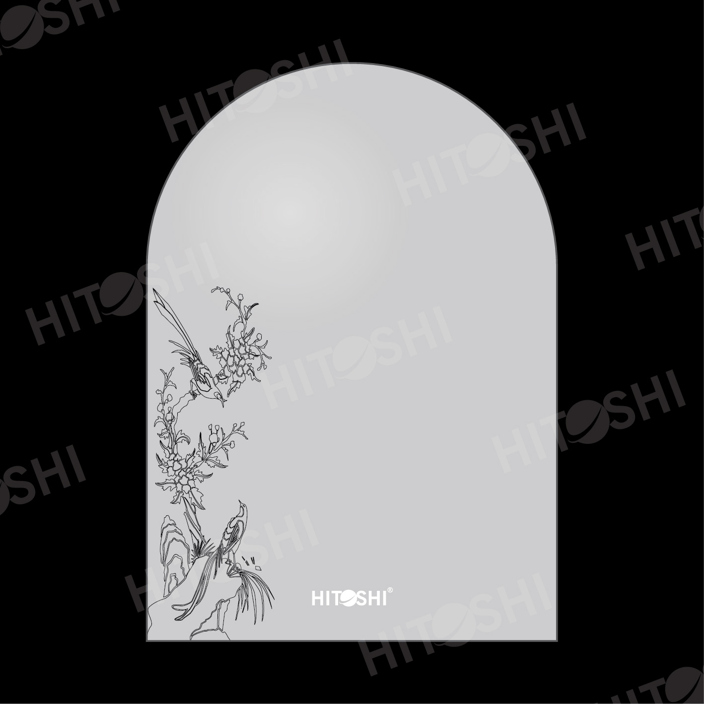 Gương 1 Lớp KT( 500x700x5)mm HT-837